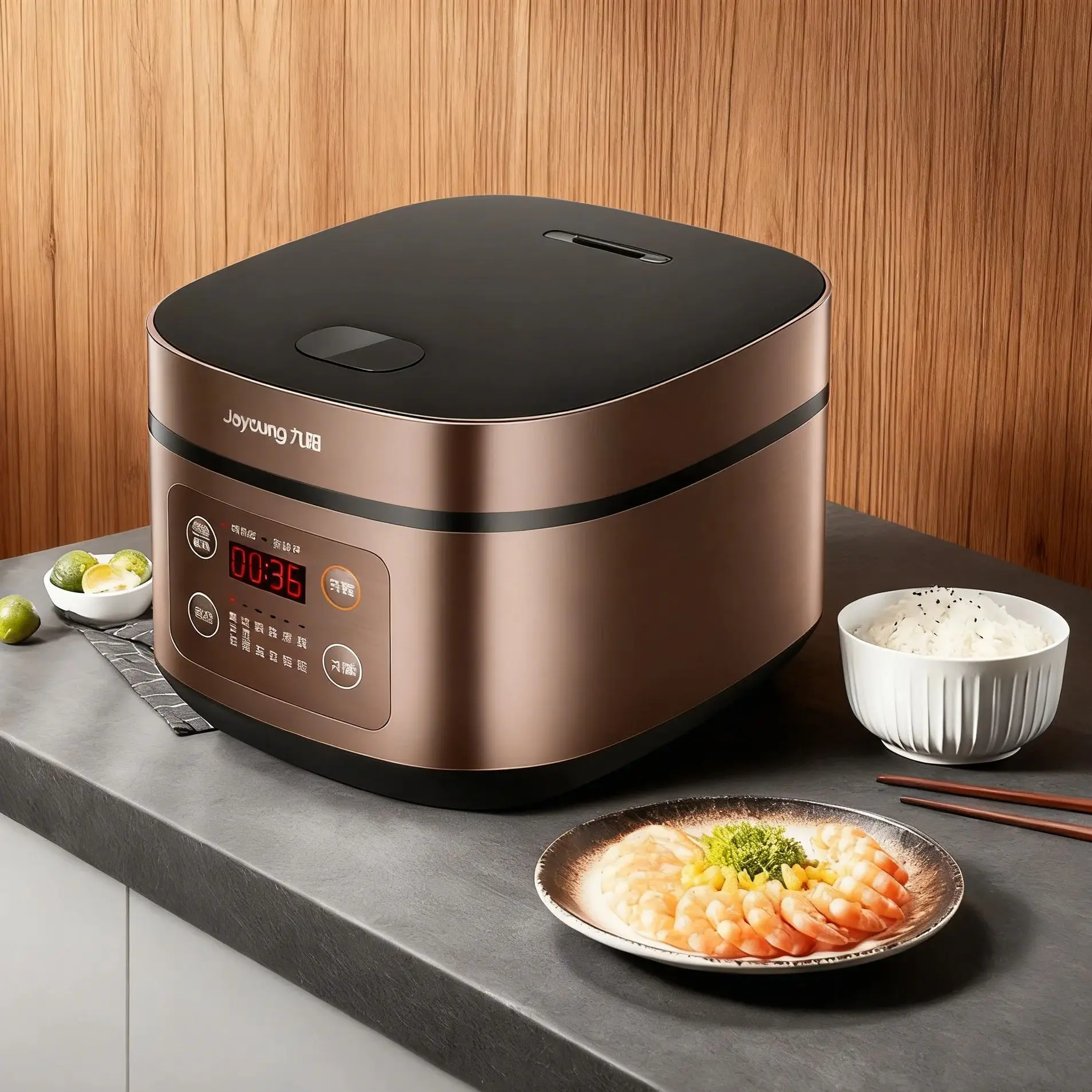 Joyoung 4L Rice Cooker Multi-Functional Micro-Pressure Cooking Pot for 3-4 People Capacity