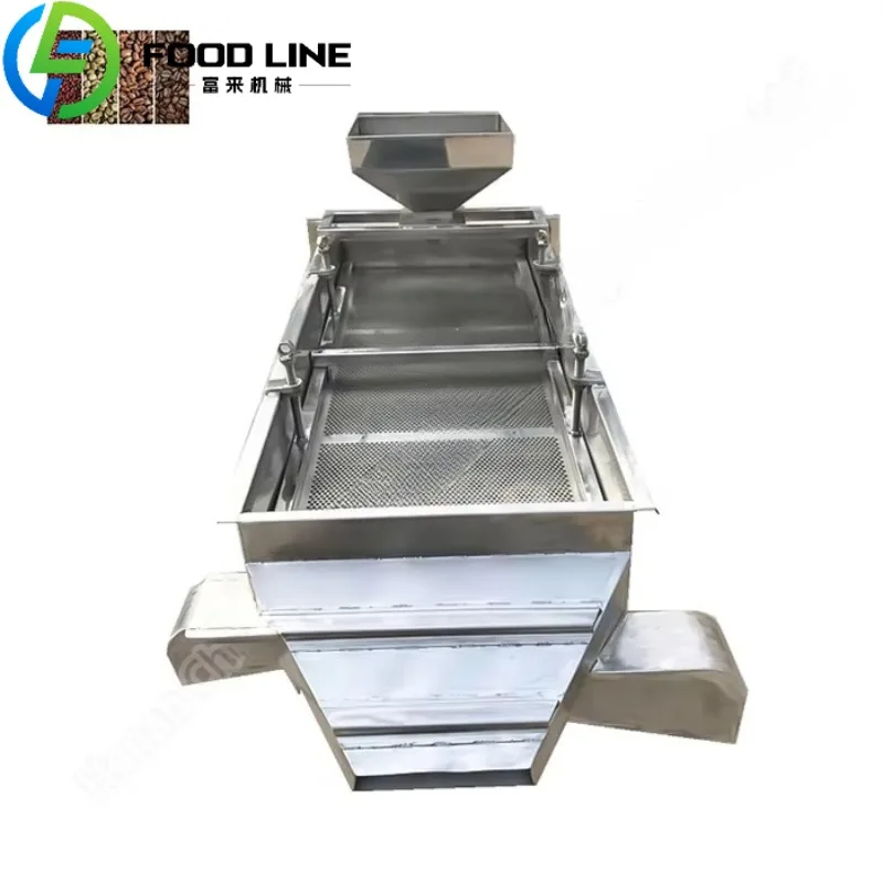 Customized Core Linear Vibrating Screen Granular Food Block Screening Machine With Multi Layer Mesh And Efficient Operation