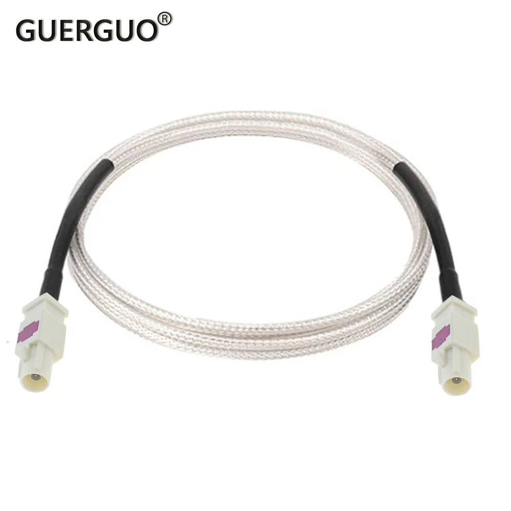 Fakra B RG174 Coax Cable Fakra B Male/Female/Male long Connector Antenna Extension Grey Coaxial Cable for Car Remote Control Key