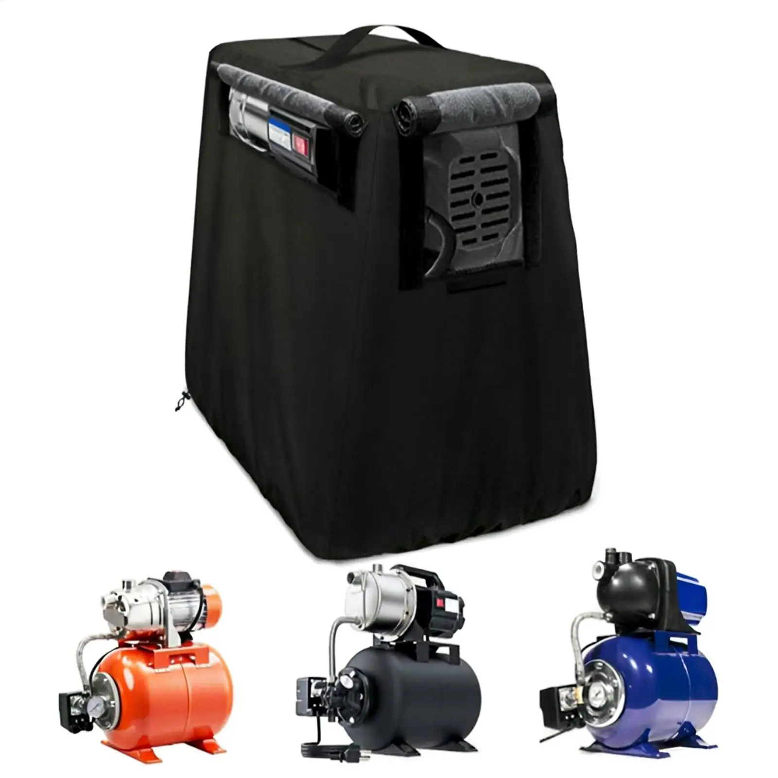 

Крышка насоса для улицы, 29x19 дюймов, устойчивая к атмосферным воздействиям крышка насоса с ручкой для защиты насоса для воды, сада, фермы, двора