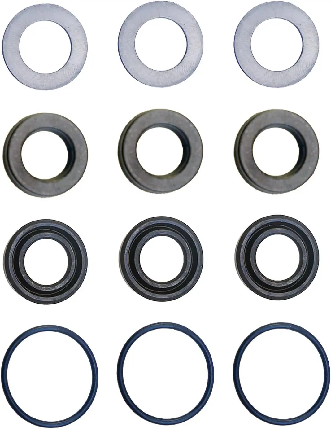 

12 Pcs Low High Pressure Pump Seal Kit Fit for 530001-530030 90036 90037 Pressure Washer Pumps