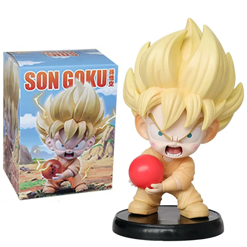 

Son Goku Action Figure Anime Dragon Ball Z Figuras Manga Figurine GK Statue Peripheral Doll Model Ornaments Toys Gift for Kids