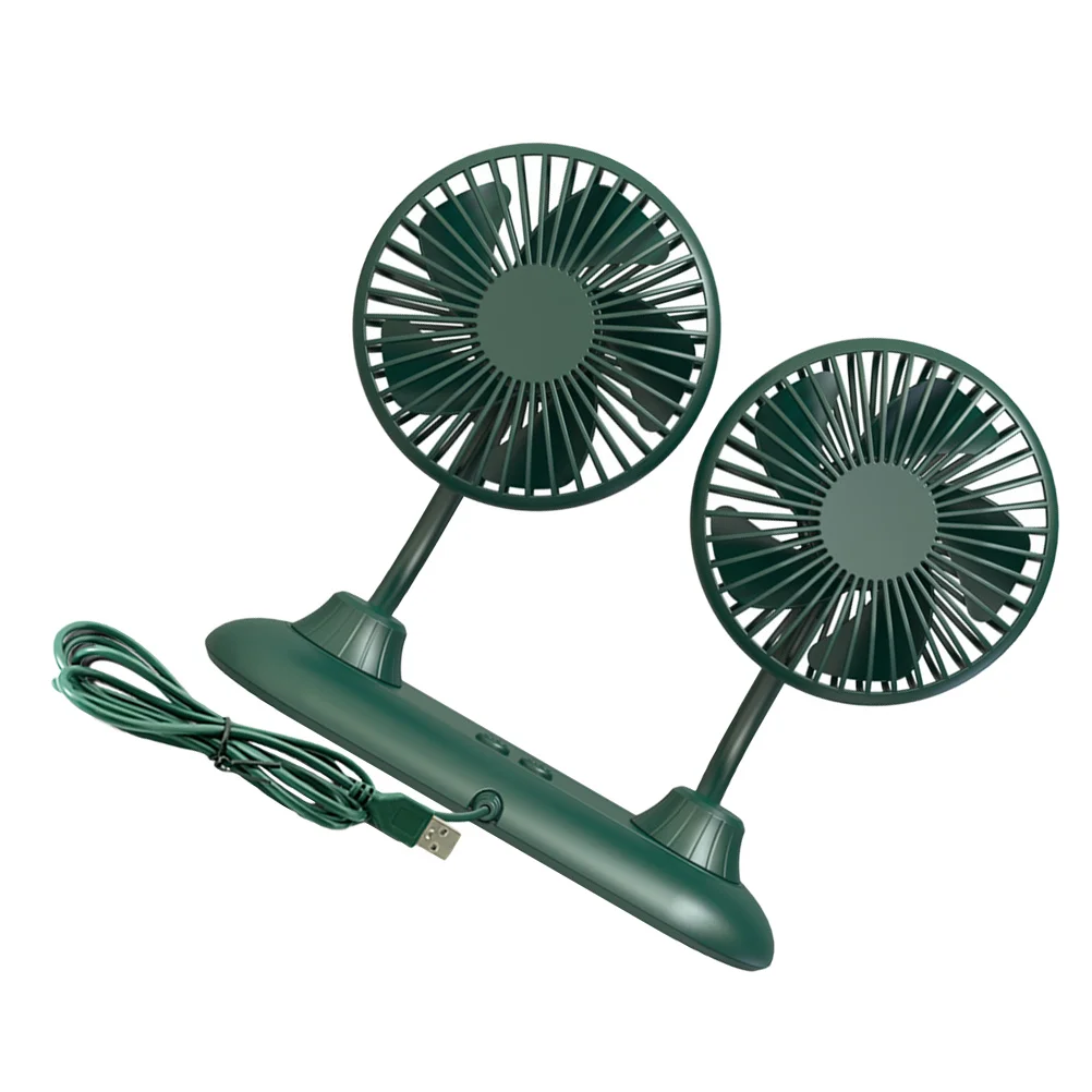 

Car Usb 360° Rotatable Cooling Fan For Car Rv Auto Interior Ventilation Low Noise Strong Wind Easy Install Fan For