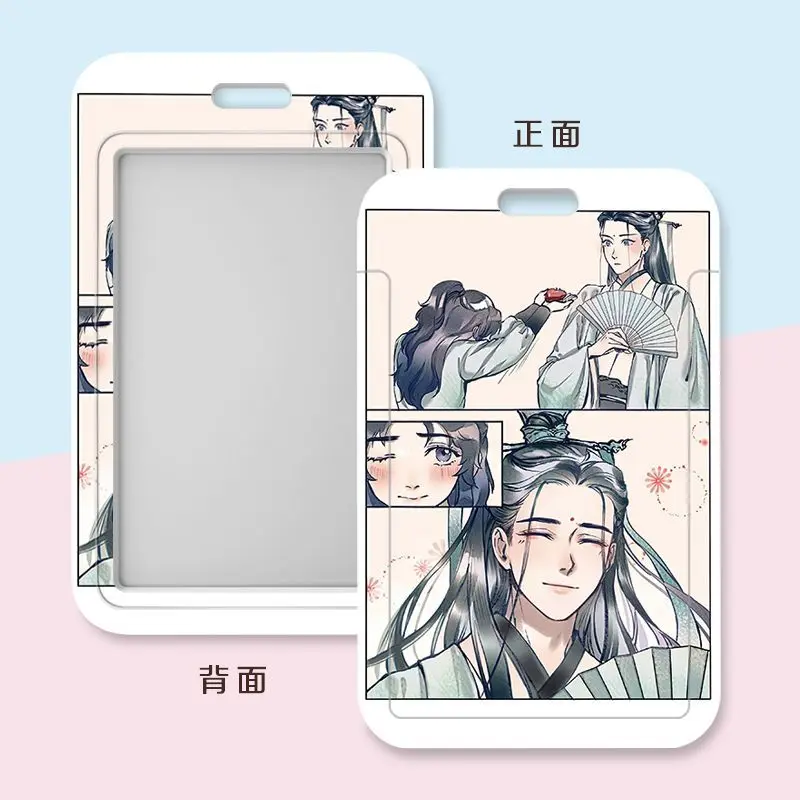 Scum Villain Self Saving System Shen Qingqiu Luo Binghe Q version Keychain Man Set Cart Key Holder Keyring Pendant Porte Clef