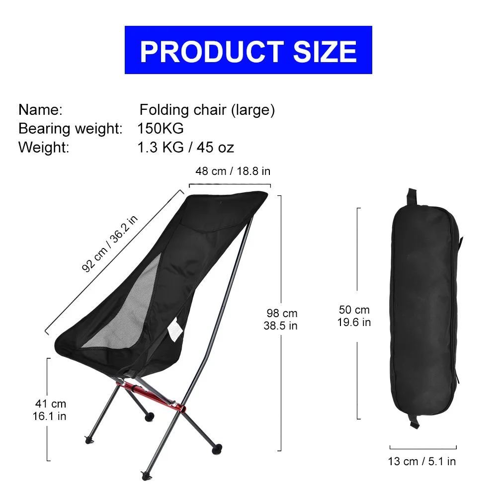 Outdoor Folding Portable Camping Chair