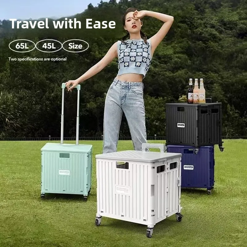 portable-hand-pulled-shopping-cart-with-storage-box-vegetable-buying-stall-display-trolley-foldable-market-trend-push-cart