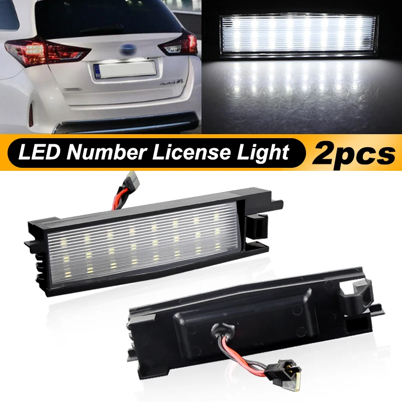 For Toyota Auris MK2 E180 2012-2018,Aygo(AB40.KGB40.PAB40) 2014-2020,Avalon 1999-2012 LED Number License Plate Light 81270-02230