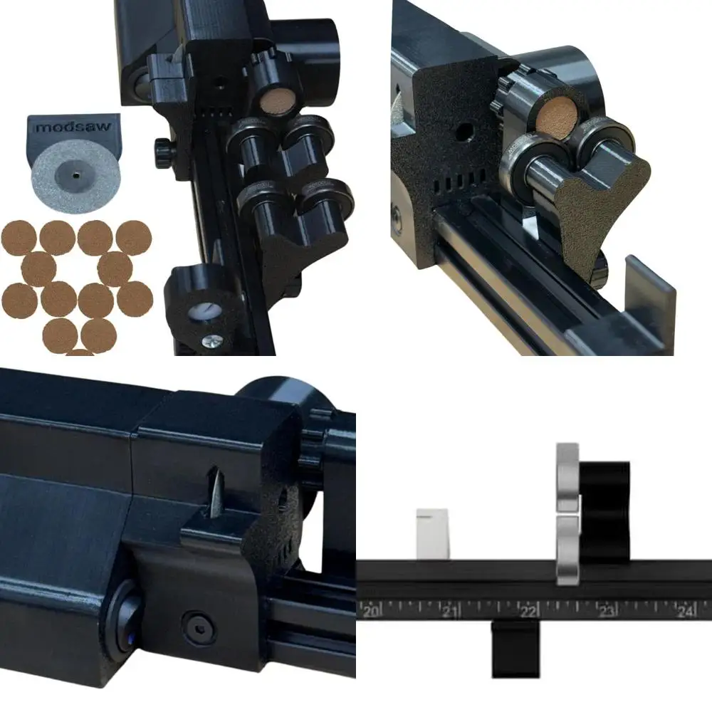 

a fully modular arrow saw, spinner, and square including a vacuum attachment to collect carbon dust (Deluxe Kit)