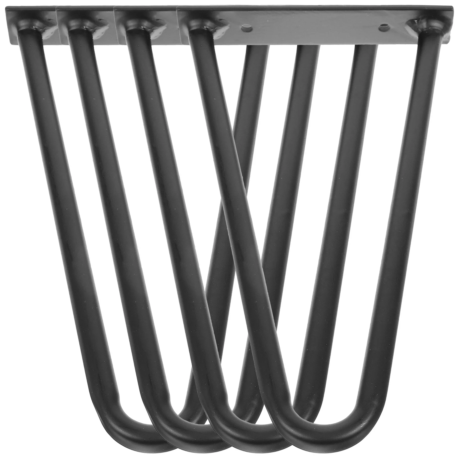 4Pcs Metal Table Legs Hairpin Design Durable Furniture Legs for Coffee Tables Desks Benches Stable Support Replacement