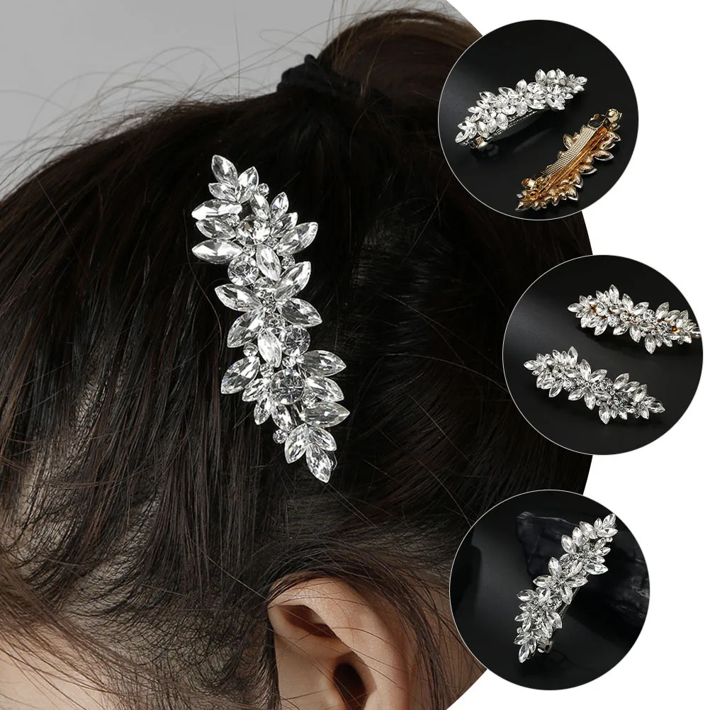 

2 шт., женские заколки для волос со стразами, прочная металлическая заколка для свадьбы, дня рождения, весеннее украшение для волос, весенняя заколка для волос