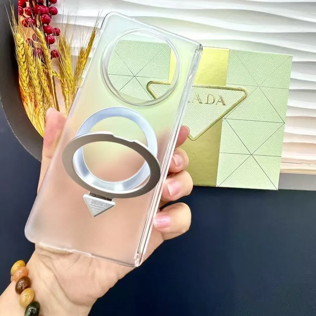 

Чехол для Huawei Mate X6 SULADA Crystal Sand Cover с центральной осью, магнитный прозрачный чехол для Huawei Mate X5 \ X3, жесткий чехол