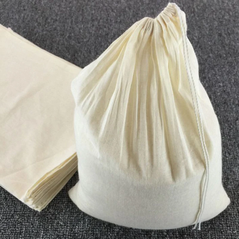 Saco de Pano de Queijo Reutilizável, Filtro de Leite de Soja, Pano de Queijo para Leite Vegetal, Recheio de Vegetais, Filtro de Iogurte e Café