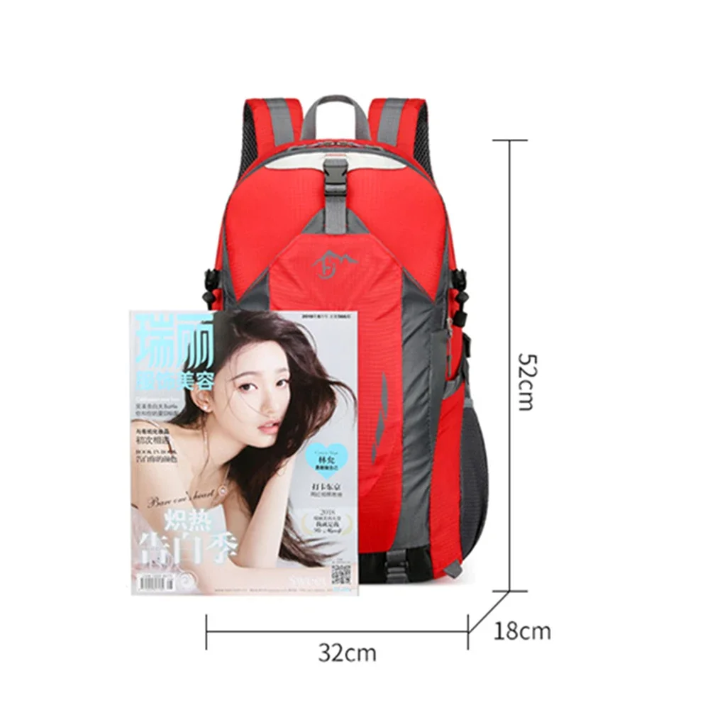 Men Sports Backpack Women Outdoor Travel Backpack Waterproof Motorcycle Backpack Hiking Lightweight Trekking Fishing Duffel Bag