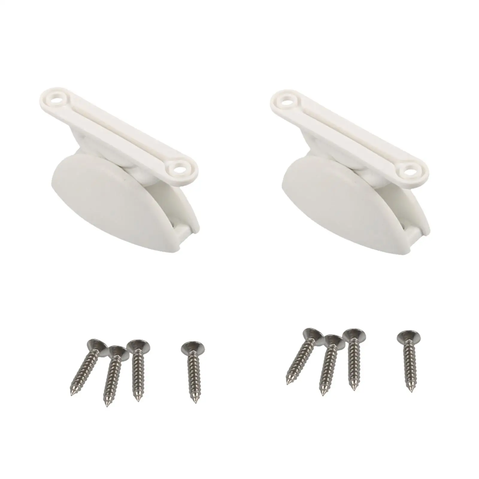 RV Trailer Door Retainer Kit Nylon Semicircle Holder Stopper Set for Car Boat Home Outdoor Use