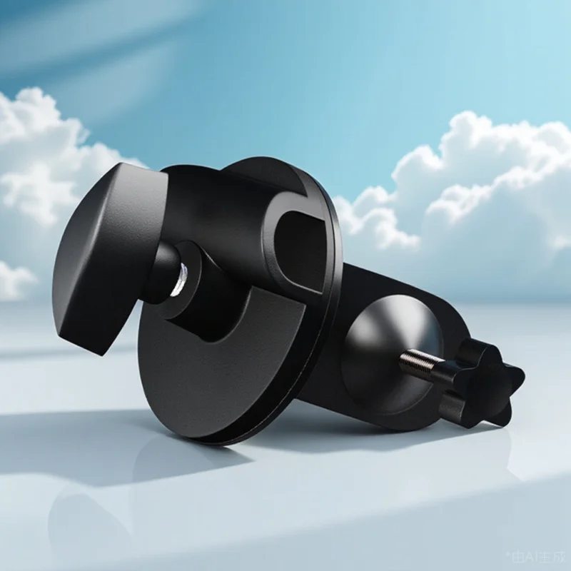 

Microphone Stand Clamp 19Mm Rotating Plate Adjustable Mic Holder For Desk Mount Tripod Studio Stage Performance Accessory