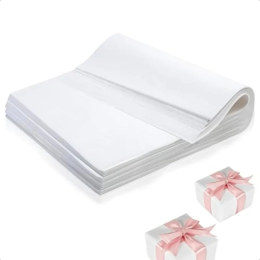 

20x 30 Kraft Paper Sheets Bulk White Paper Large Craft Paper for Arts Drawing DIY Projects White Wrapping for Gift Shipping Pac
