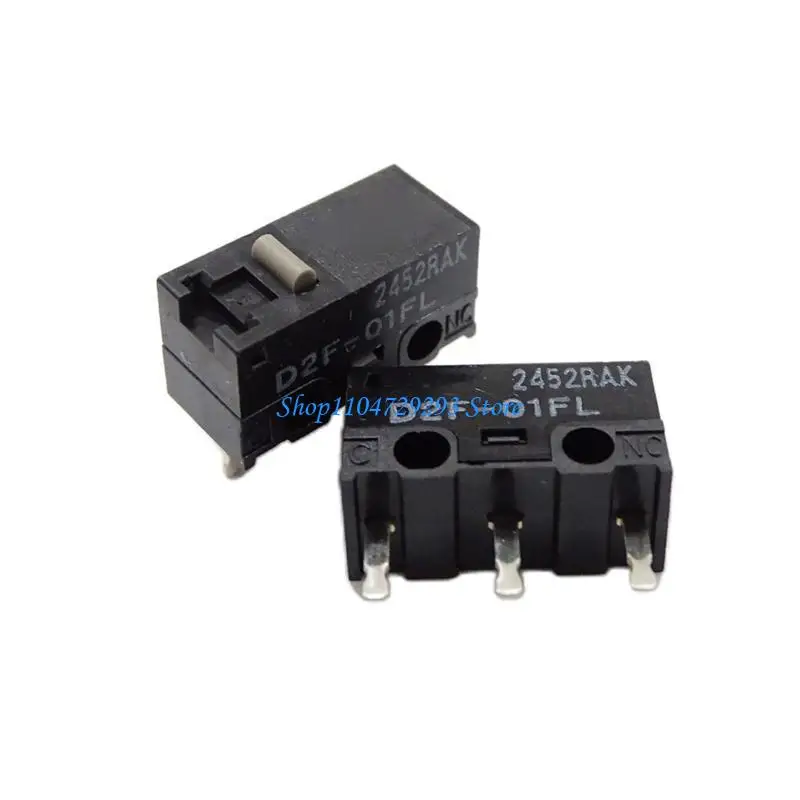 

Y2GD Micro Switches Original Mouse Limit Switches D2F-01FL 10Million Clicks 0.6N High Precisions Japan Gray Dot