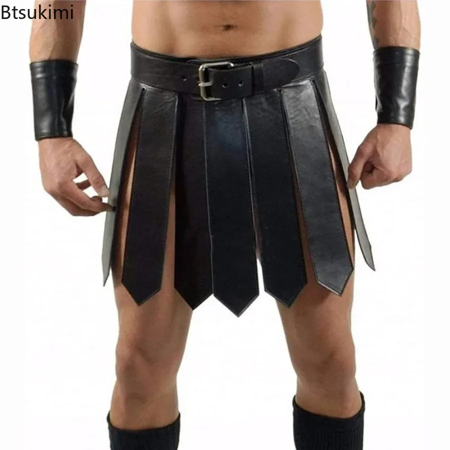 2025 هالوين القرون الوسطى عصر النهضة الرومانية بولي تنورة تنورة الكبار الرجال المحارب المصارع تأثيري ازياء فارس زي حفلة الهالوين