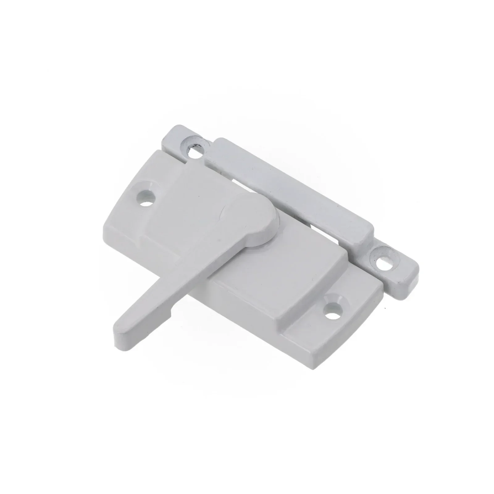 Reliable and Convenient Sash Lock Secure Your Sash with Ease Suitable for Single and Double Hung Vinyl Sash White Finish