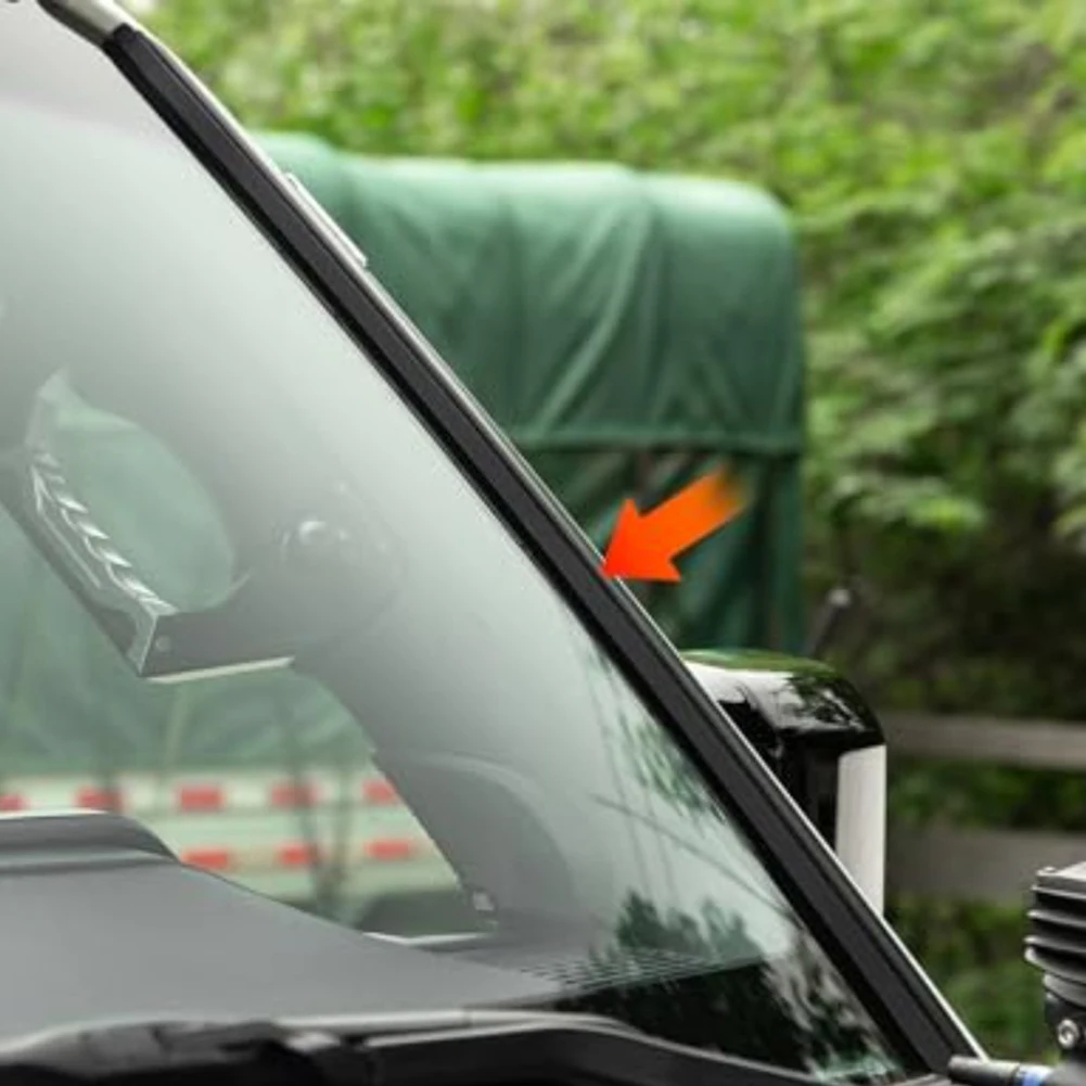 شريط عزل زجاجي أمامي للسيارة لكزس GX550 GX550H 2024 2025 شرائط الفجوة الخارجية الملحقات الداخلية