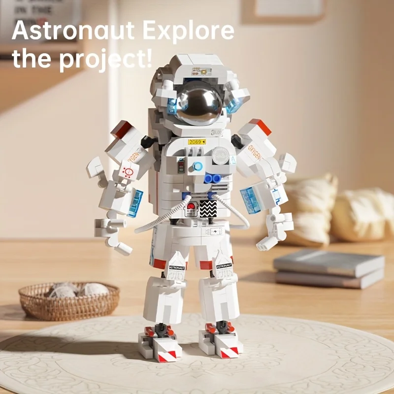 

632PCS Astronaut Mini Building Blocks Set - Collectible Kit - The perfect and coolest gift for creative home decoration