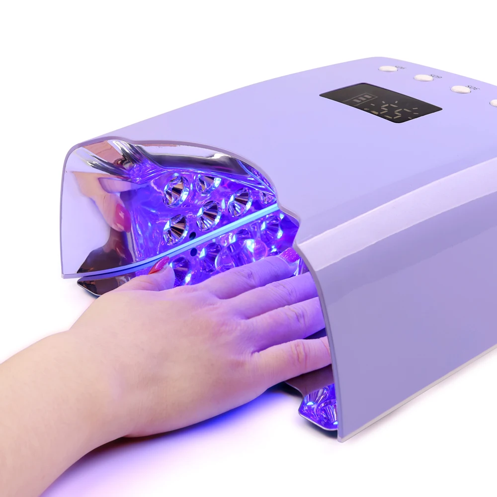 Professioneller 78 W kabelloser Pro Cure LED-Nagellacktrockner, wiederaufladbarer kabelloser Nageltrockner