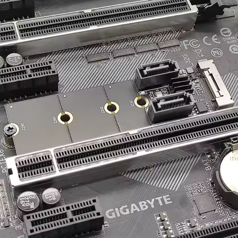 NGFF M2 NVME to SATA3.0 6Gb Card Adapter M.2 Key-M PCIE NVME to Dual SATA 3.0 Expanion Card Riser Converter JMB582 PCIE 3.0 Chip