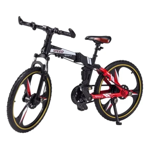 Alloy Folding Bicycle Model, Simulate 1:10, Brinquedos infantis, Presentes, Hobbies, Colecionáveis