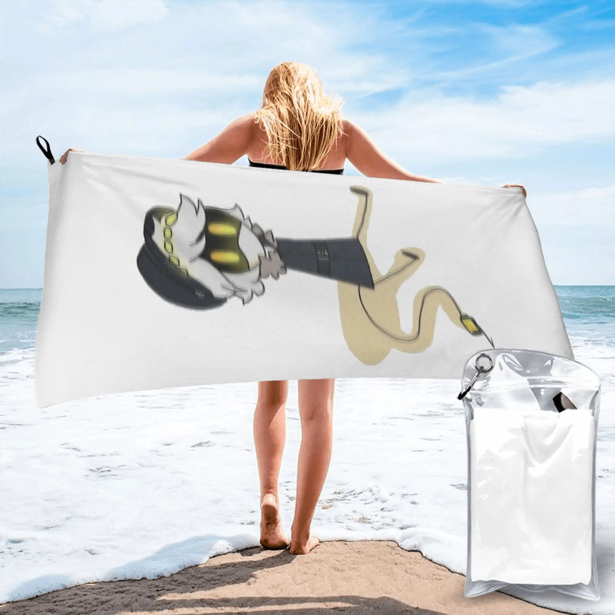 Murder Drones N  Beach Towel Soft Microfiber Quick Dry Absorbent Quick Towels For Pool