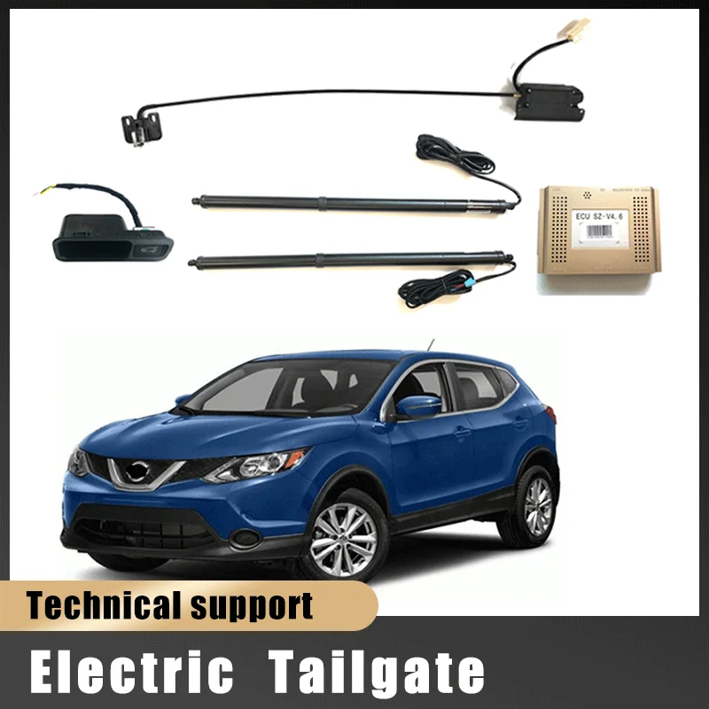 Electric Tailgate Refitted For Nissan Qashqai 2017 - 2023 Auto Power Liftgate Tail Gate Door Supports Shocks Tailgate Boot