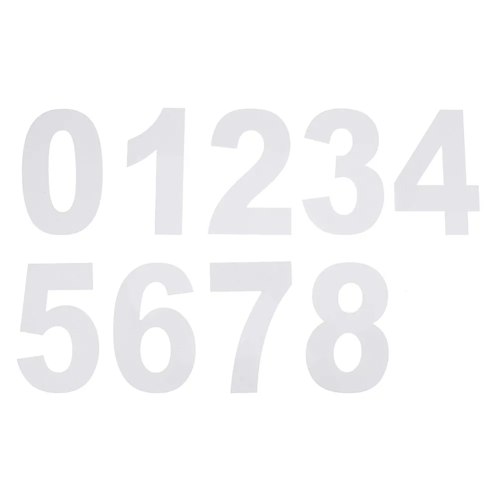 9Pcs Cake Number Stencils Professional Baking Templates for Birthday Anniversary Celebration Cakes DIY Dessert Decoration Tools