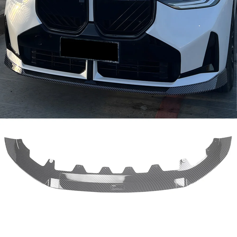 

Car Front Bumper Lip Spoiler Splitter Diffuser For BMW X3 30i 28i G45 M Sport M50 2024 2025+ Bodykits Tuning ﻿3-section