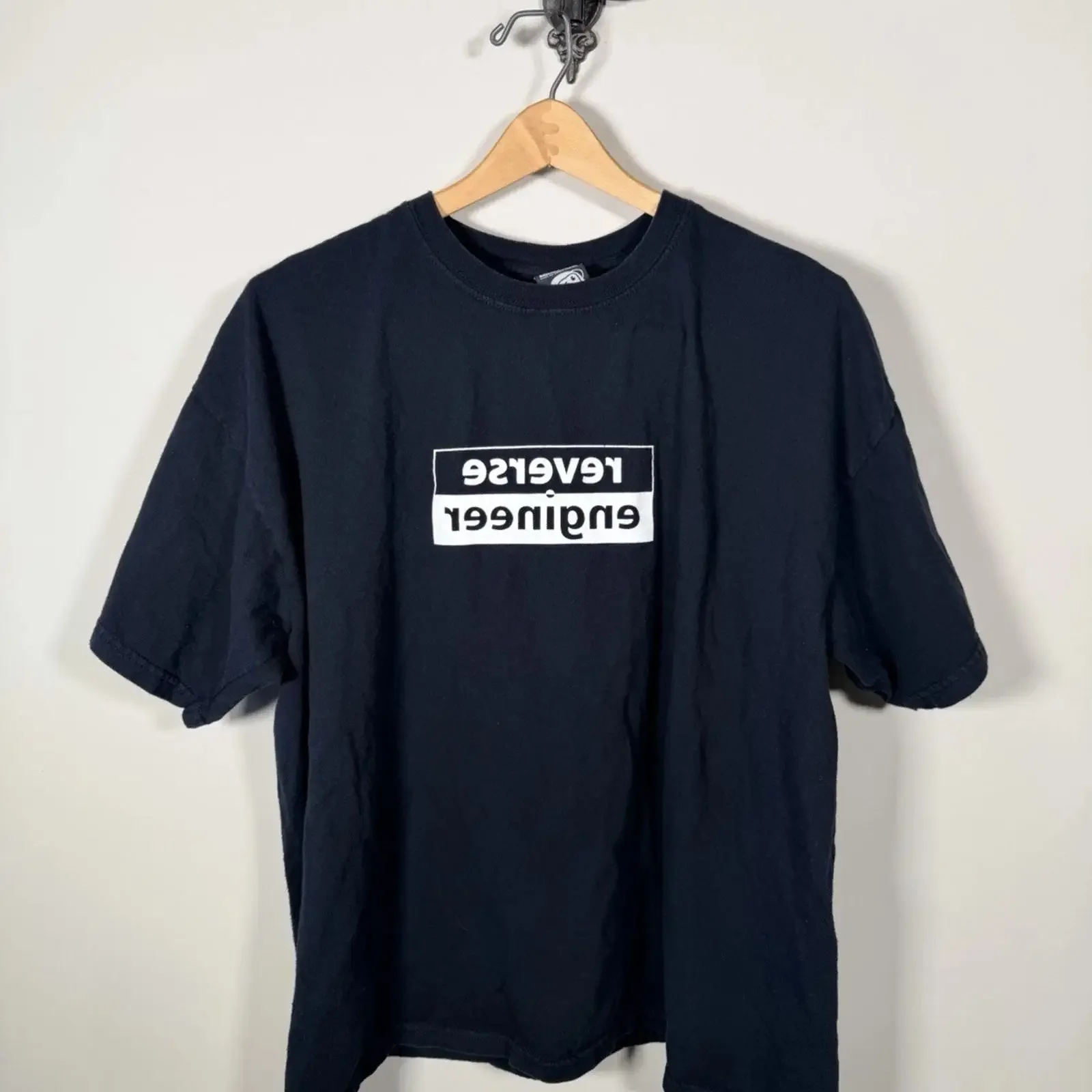 ThinkGeek Reverse Engineer T Shirt XL schwarz Coding Programmer IT Tech Humor vintage Washed Unisex designer clothes