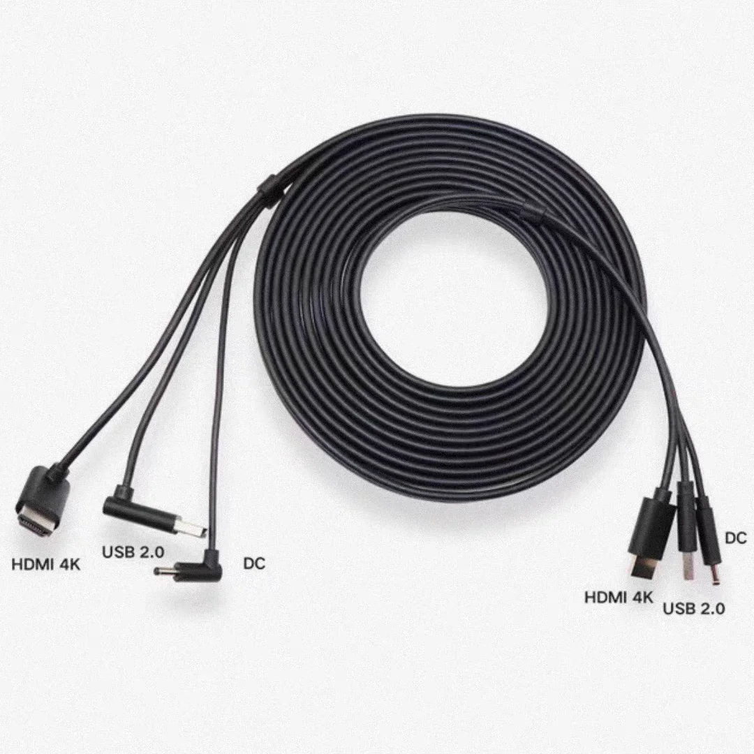 Vive pro كابل 3 في 1 ، hdmi ، usb ، dc ، سلك لسماعة vr ، 5 متر ، صندوق الارتباط