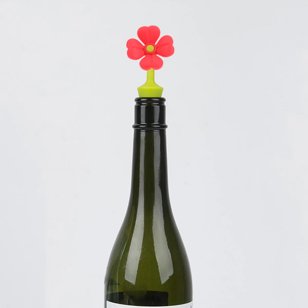 

1Pcs Wine Bottle Stopper Silicone Flower Shape Seal for Wine Soda Oil Vinegar Reusable Beverage Stopper