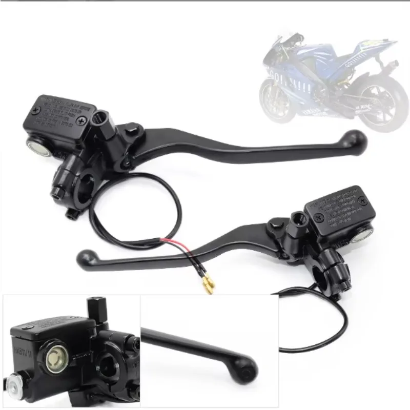 Other Motorcycle Body Systems Universal 22mm 7/8 Inch Handle bar Hydraulic Master Cylinder Brake and Clutch Pump Lever！！