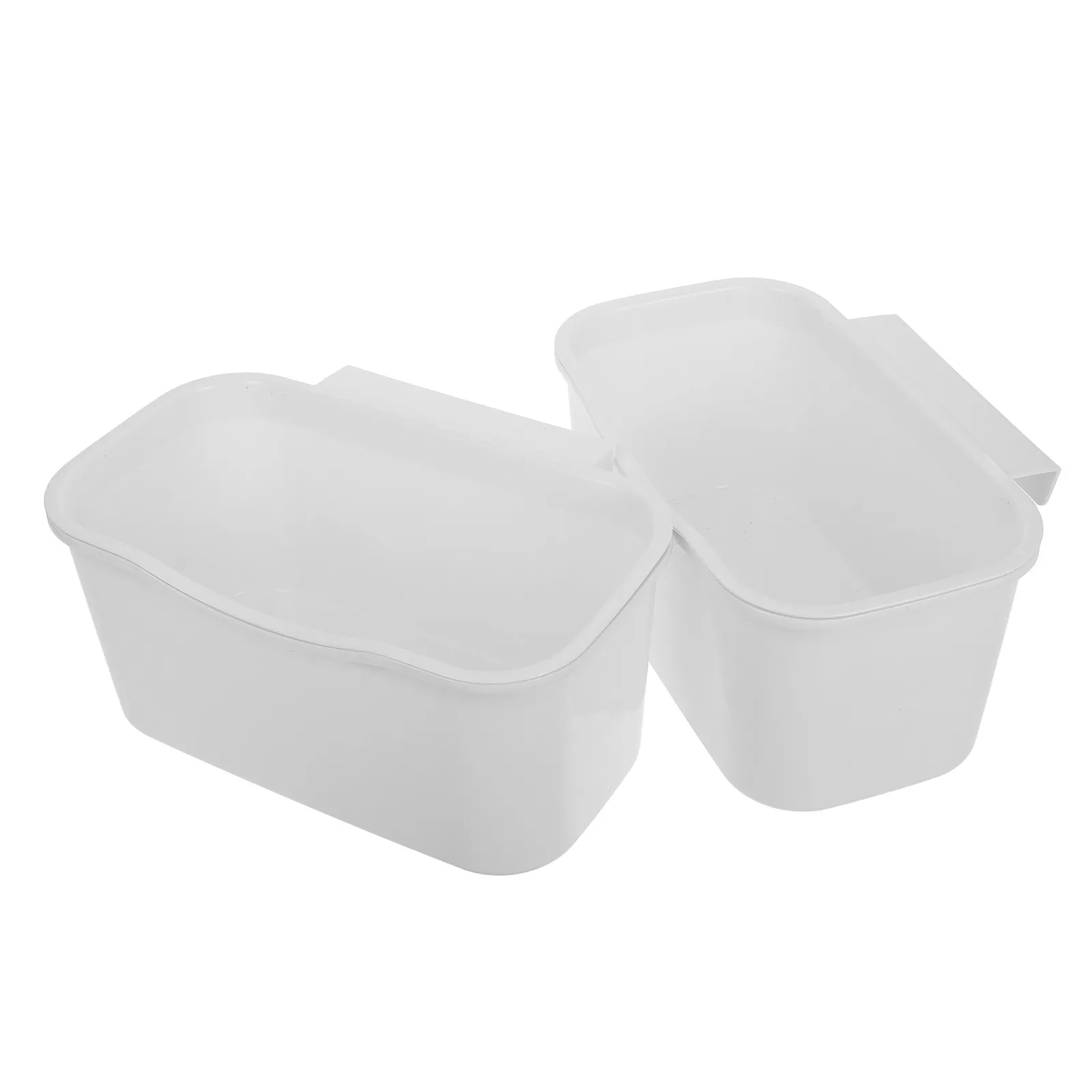 

Комплект из 2 подвесных прикроватных корзин-органайзеров для общежития, многофункциональная пластиковая полка-держатель для двухъярусной кровати для хранения необходимых вещей