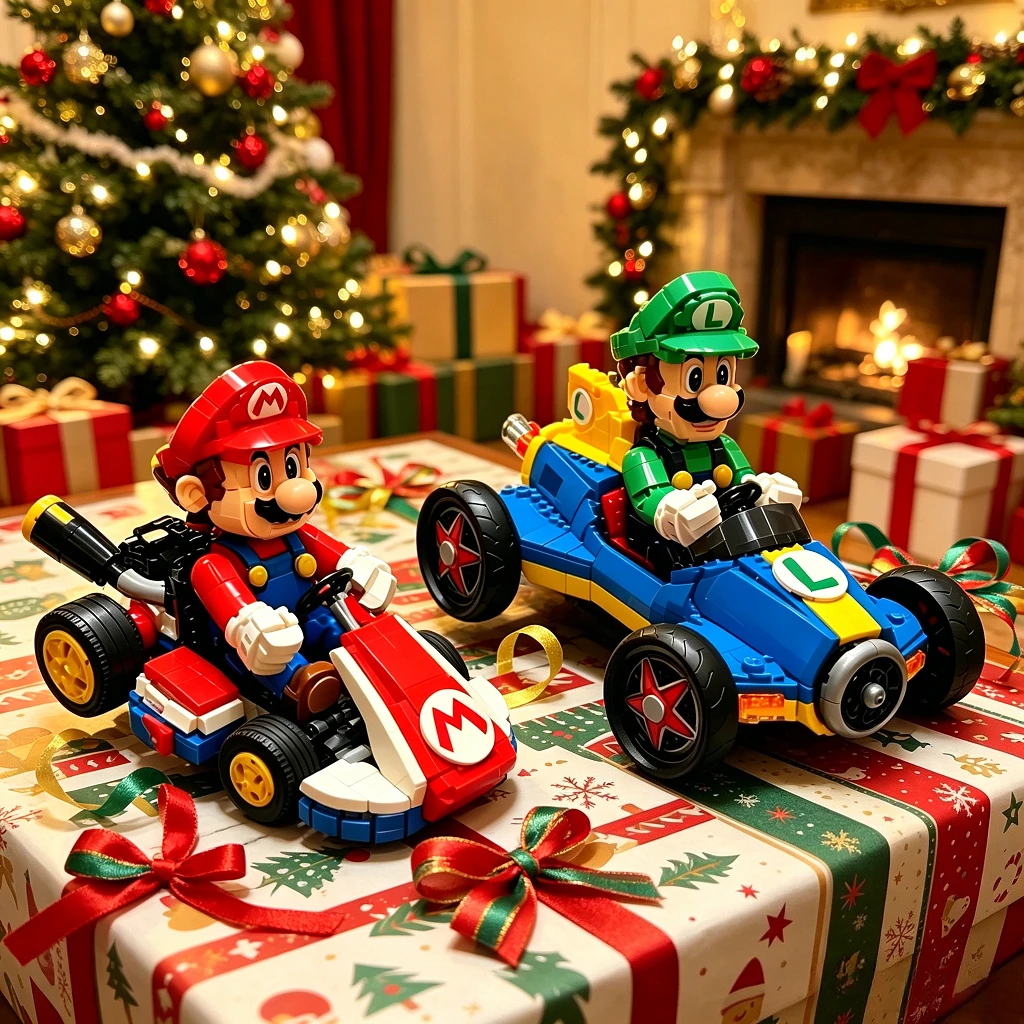 Nuevo en Stock 2026: Super Mario Luigi 72050, Modelo de Coche para Armar de 2234 Piezas, Super Mario Kart, Juguetes de Coche, Adorno y Regalo para Niños
