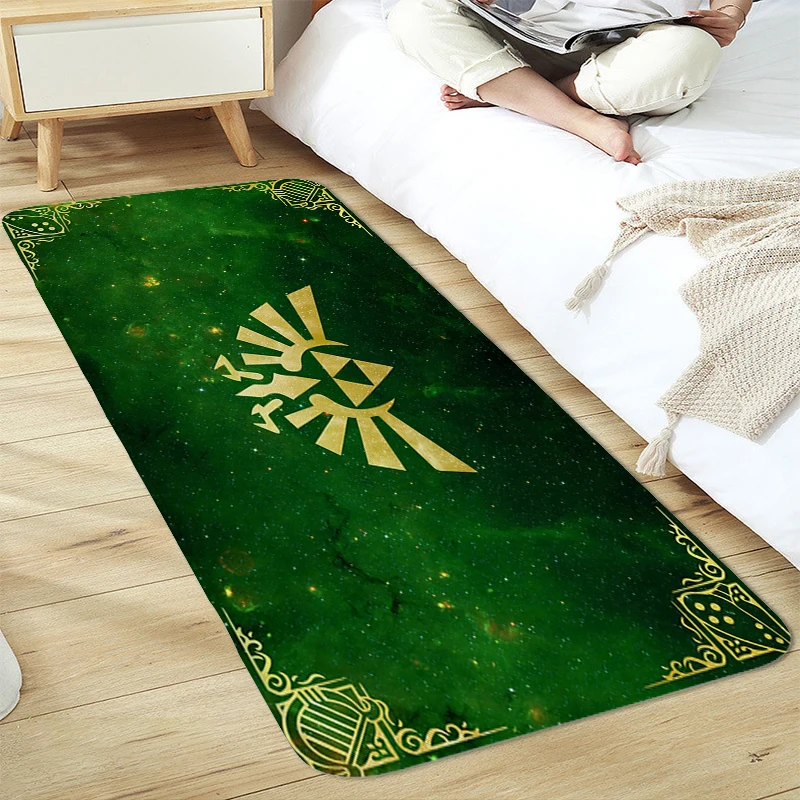 Bedroom Carpet Anti Slip Z-Zeldas Hallway Bathroom Foot Mat Soft Custom Washable Kitchen Game Room Rug Modern Home Decoration