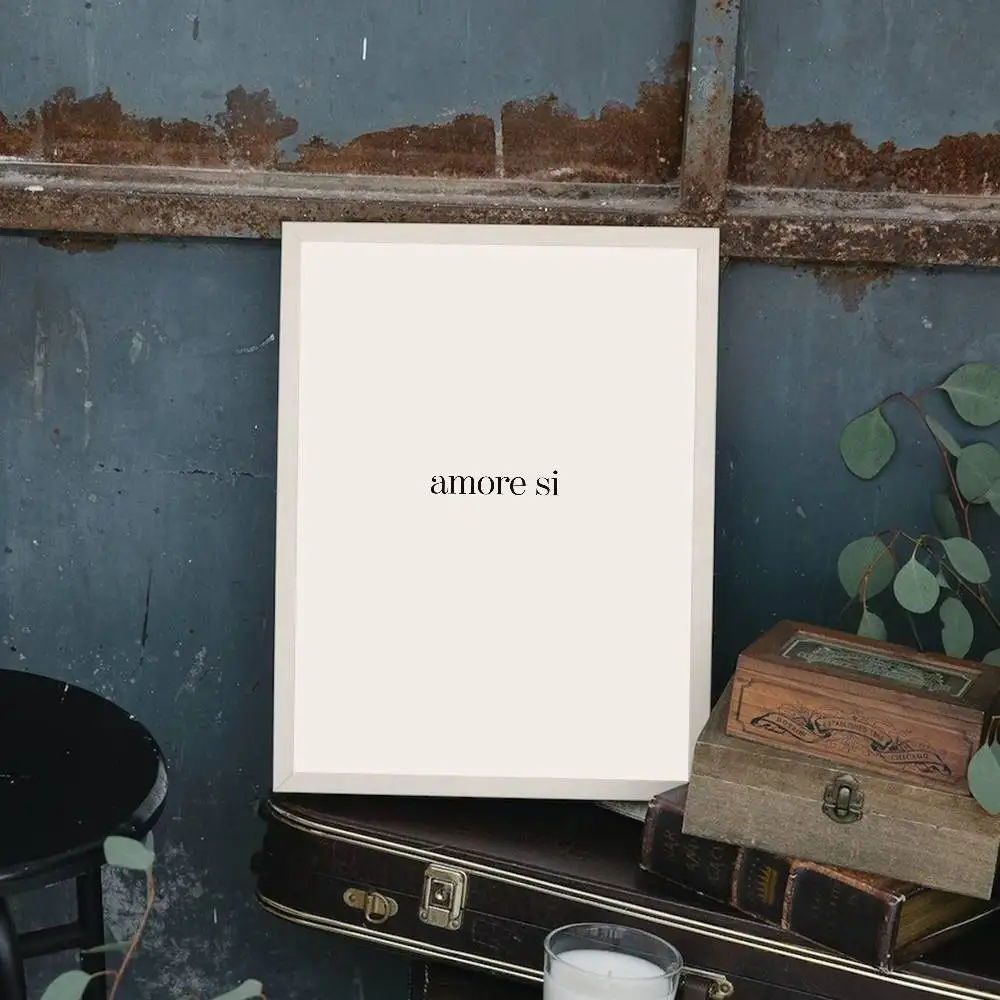1Pc Amore Si Poster…