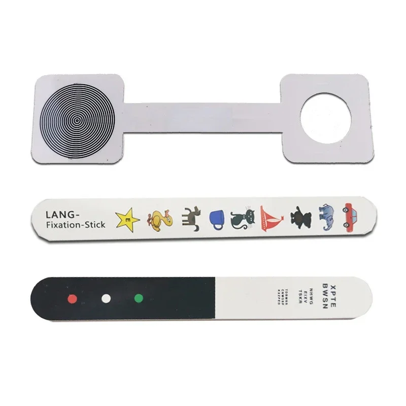 Children Vision Tester Cartoon Pattern Fixation Stick Visual Correction Examination Thickened Visual Acuity Chart Fixation Bar