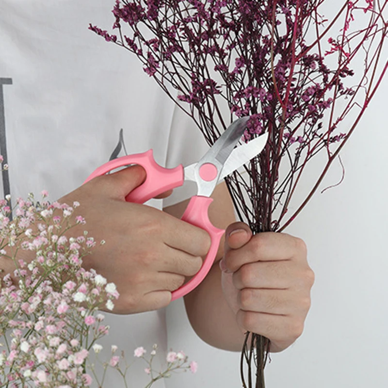 1 Cái Vườn Kéo Hoa Kéo Cắt Chuyên Nghiệp Hoa Cạp Chun Thoải Mái Cầm Nắm Cắt Tỉa Cắt Mới