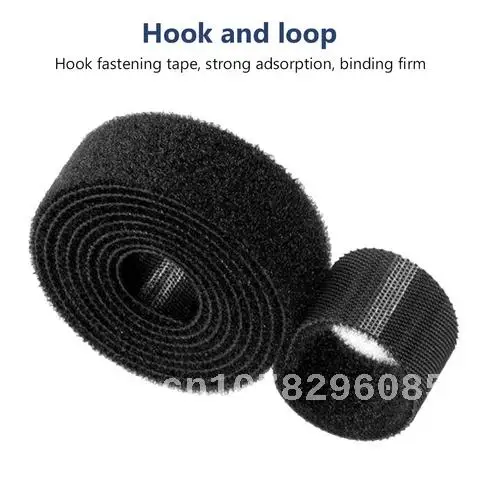 

Self Adhesive Fastener Tape, Reusable Strong Hooks, Cable Tie, TV Organizer, DIY Accessories, 1 m, 3 M, 5m, 10mm, 15mm