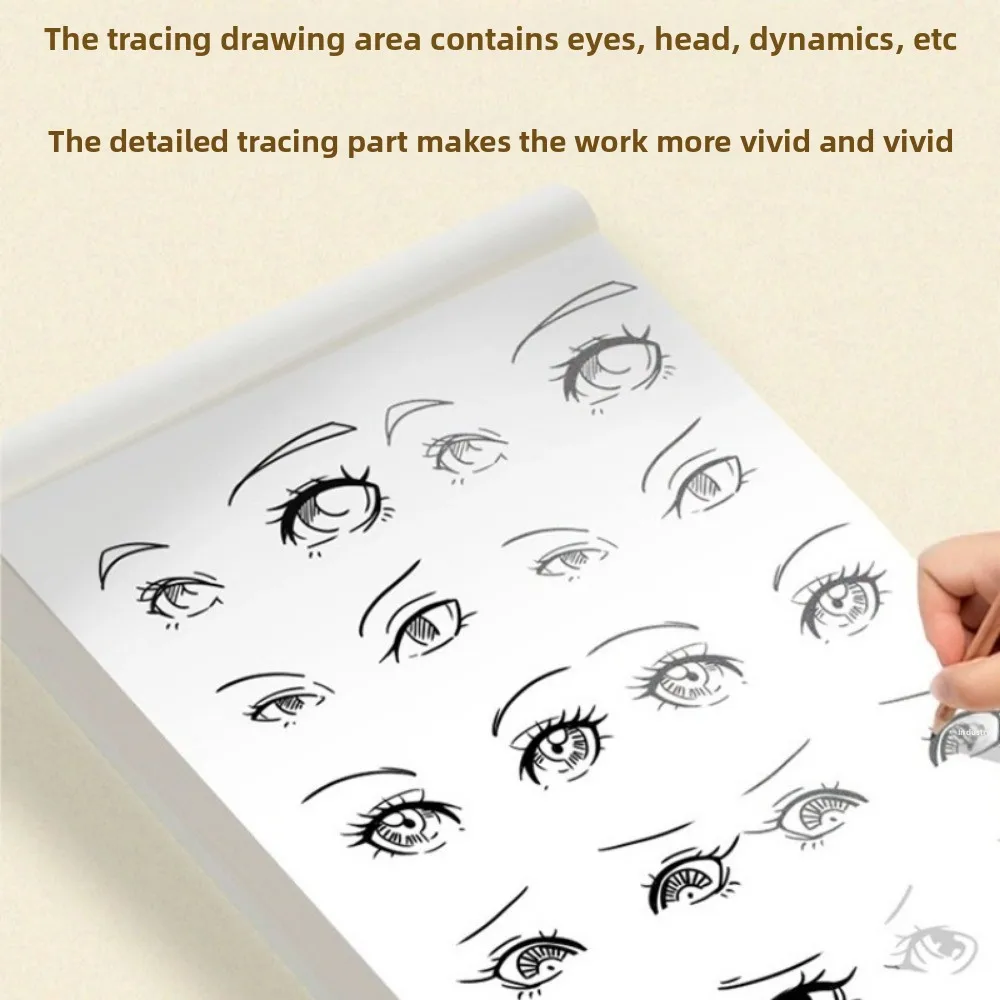 

Новая 48-страничная книга для рисования линий, нарисованные вручную контуры, практика живописи, нарисованная вручную книга, аниме, книга для рисования линий для начинающих