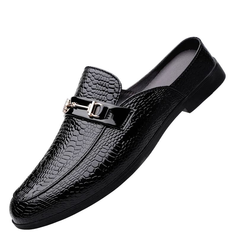 

Hot-Selling Men's Leather Shoes Slip-On Loafers Flat Super Soft Trendy Fashion Classic Non-Slip Wear-Resistant
