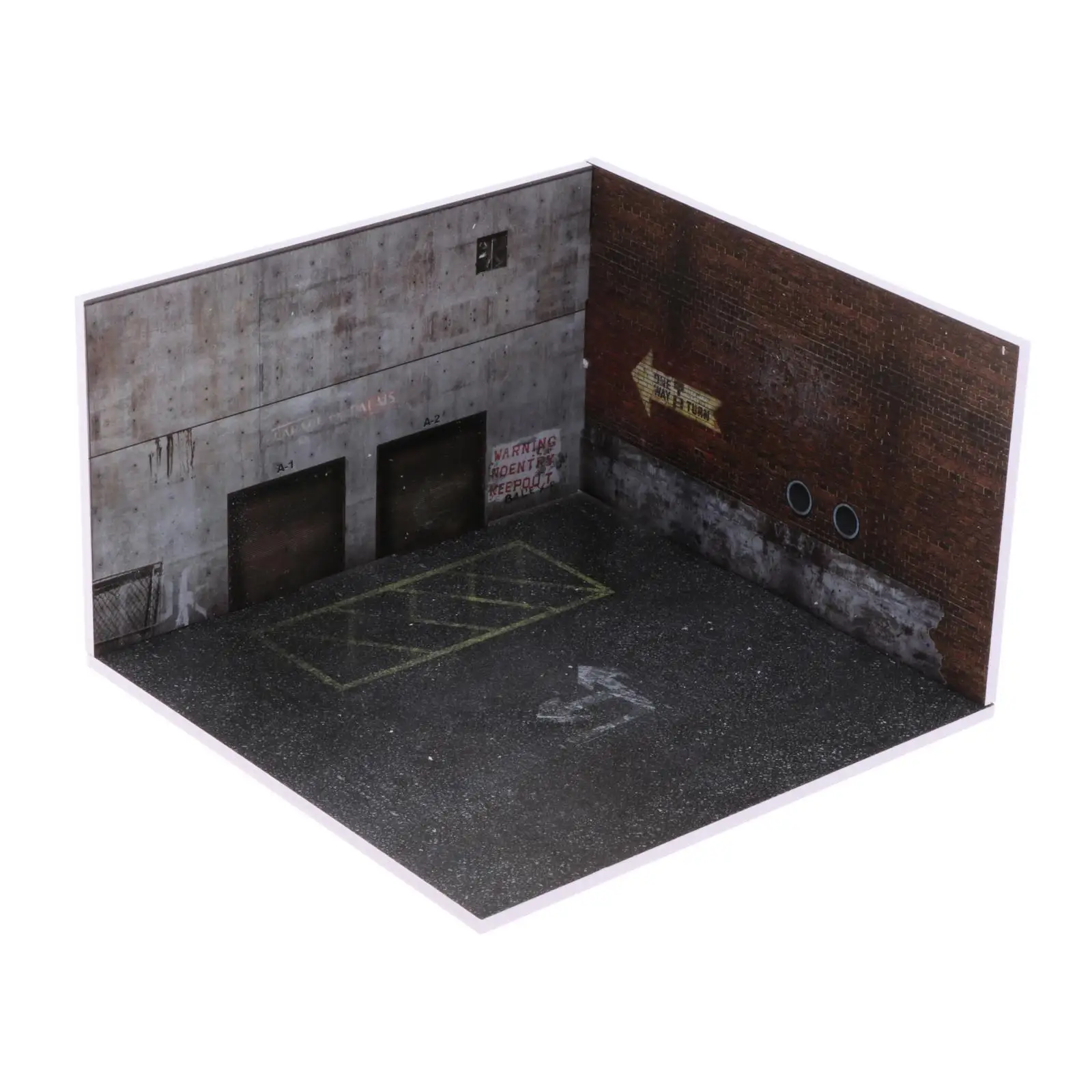 

1/64 Scale Car Model Parking Lot Scene Miniature Layout Mini Vehicle Garage