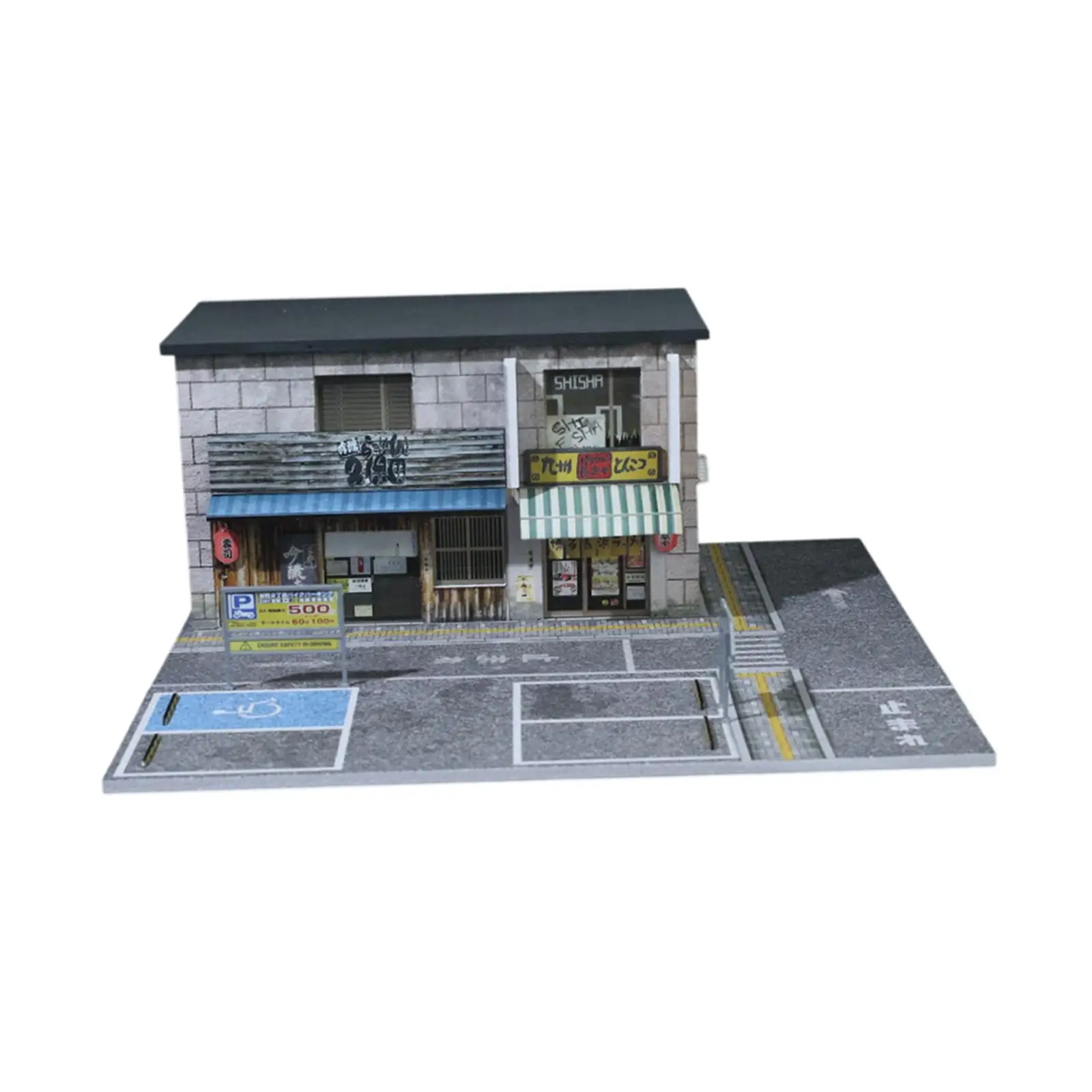 

Detailed 1 64 Scale Diorama Scenery Display Parking Lot Decor Simulation Background for Model Car Exhibition Setup