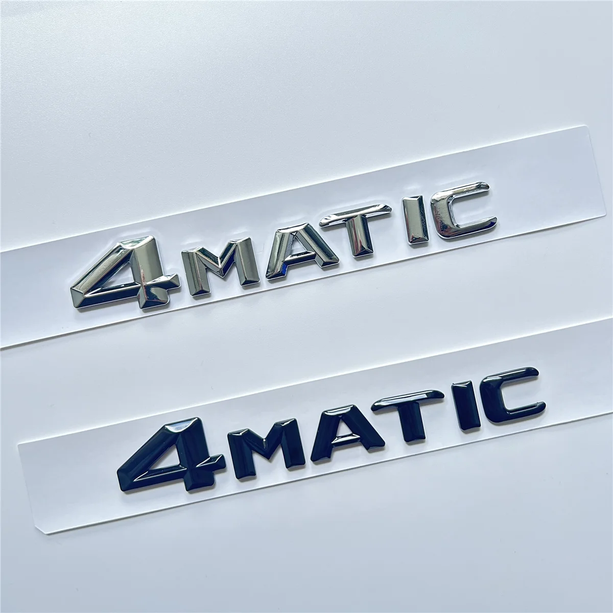 For Mercedes Benz A B C E G S ML SL CL GLA CLA Class AMG 4MATIC 4 MATIC Trunk Chrome Matte Black Letters Emblem Badge sticker