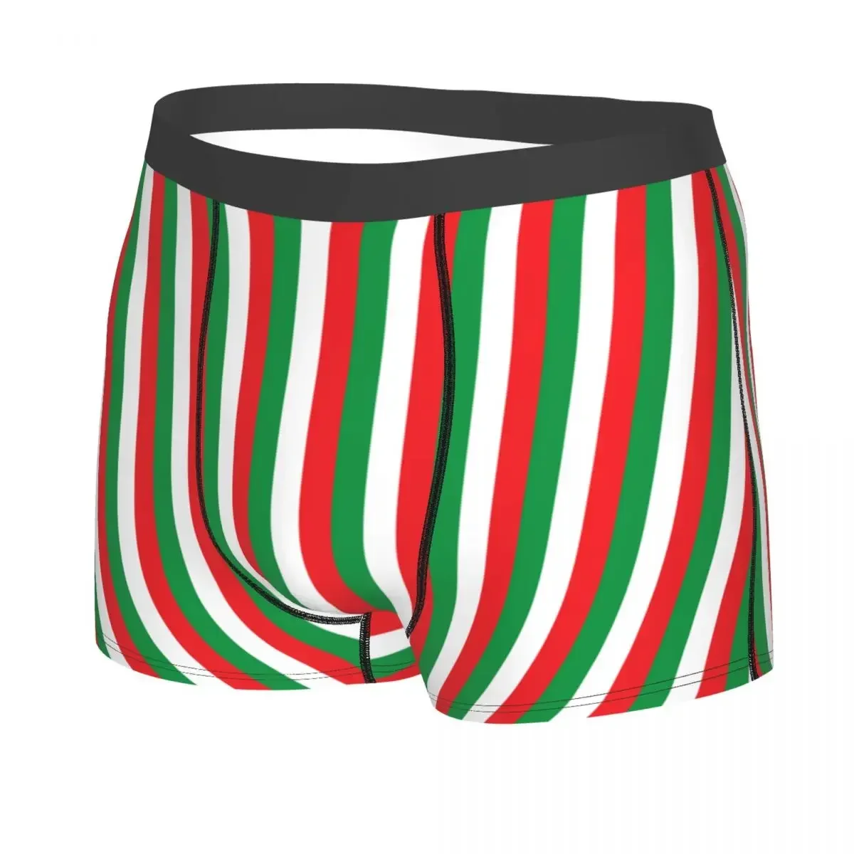 Male Cool Minimalist Italy Flag Underwear Italian Patriotic Boxer Briefs Breathbale Shorts Panties Underpants