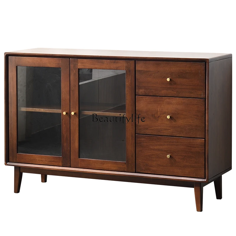 

**All solid wood modern simple locker Nordic locker